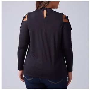 Lane Bryant Tops - Lane Bryant Cold Shoulder Long Sleeve Top 14/16 Lane Bryant Tops - Lane Bryant Cold Shoulder Long Sleeve Top 14/16